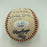 Derek Jeter Yogi Berra Reggie Jackson Yankees Legends Multi Signed Baseball JSA