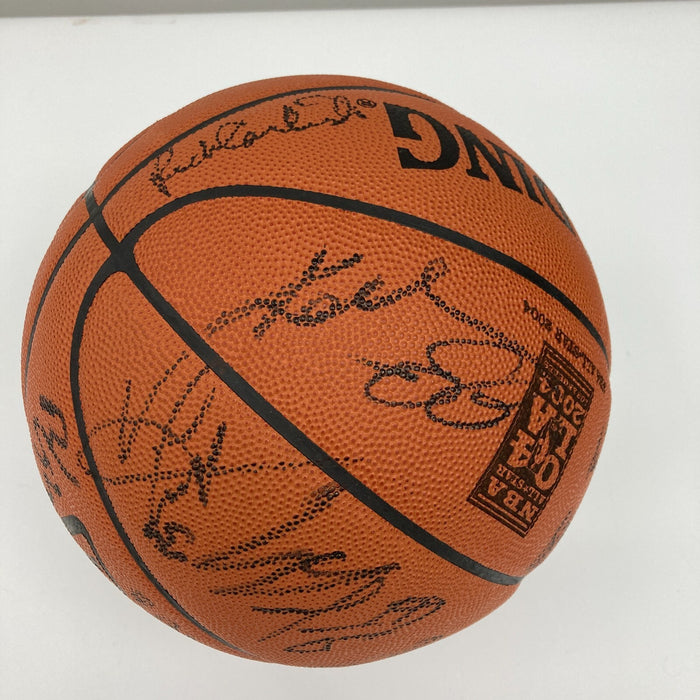 Kobe Bryant Shaq Tim Duncan 2004 All Star Game Team Signed Basketball JSA COA