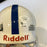 Joseph Addai Signed Authentic Riddell Indianapolis Colts Mini Helmet JSA COA