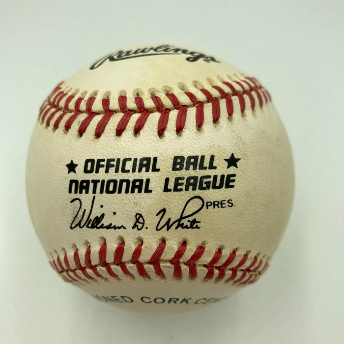 Charlton Heston Signed National League Baseball With PSA DNA COA