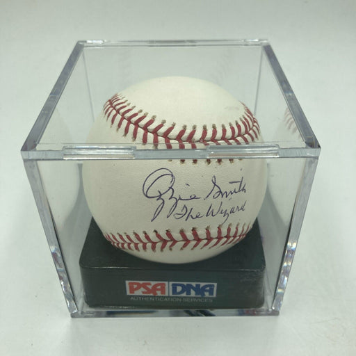 Ozzie Smith "The Wizard" Signed Major League Baseball PSA DNA Graded 10 GEM MINT