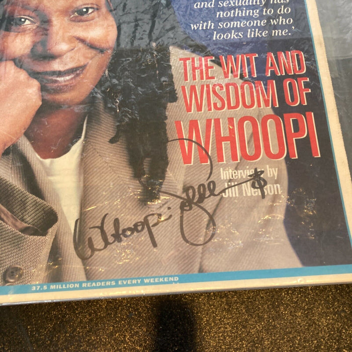 Whoopi Goldberg Signed Autographed USA Newspaper