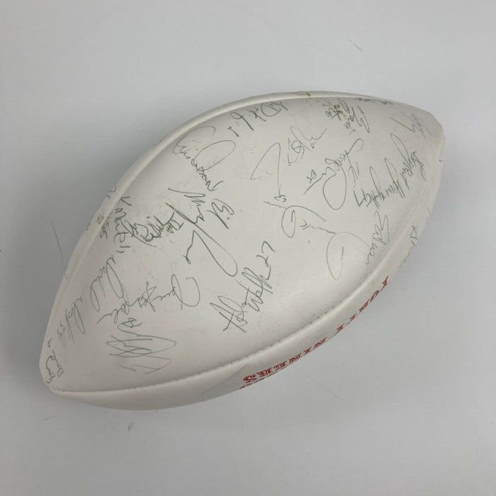 1994 San Francisco 49ers Super Bowl Champs Team Signed Football JSA COA