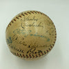 Babe Ruth Ty Cobb Walter Johnson Tris Speaker George Sisler Signed Baseball JSA
