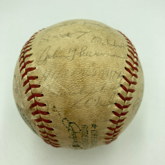 Hilton Smith Satchel Paige Negro League Kansas City Monarchs Signed Baseball JSA