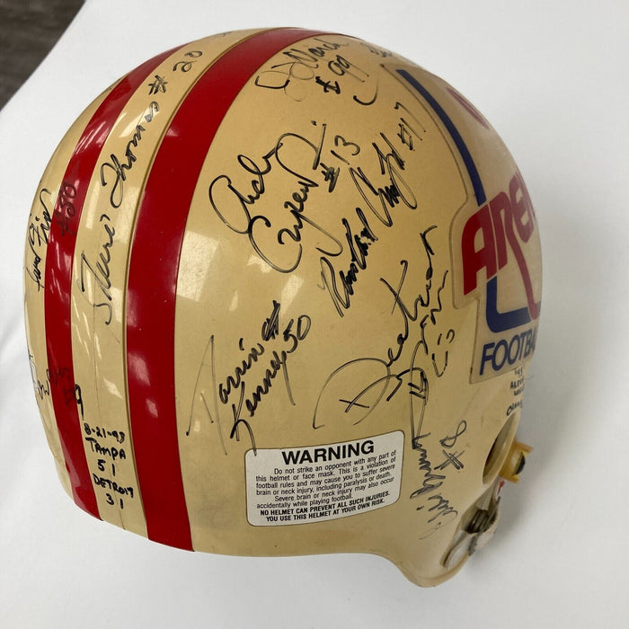 1993 Tampa Bay Storm Arena Football World Champions Team Signed Helmet