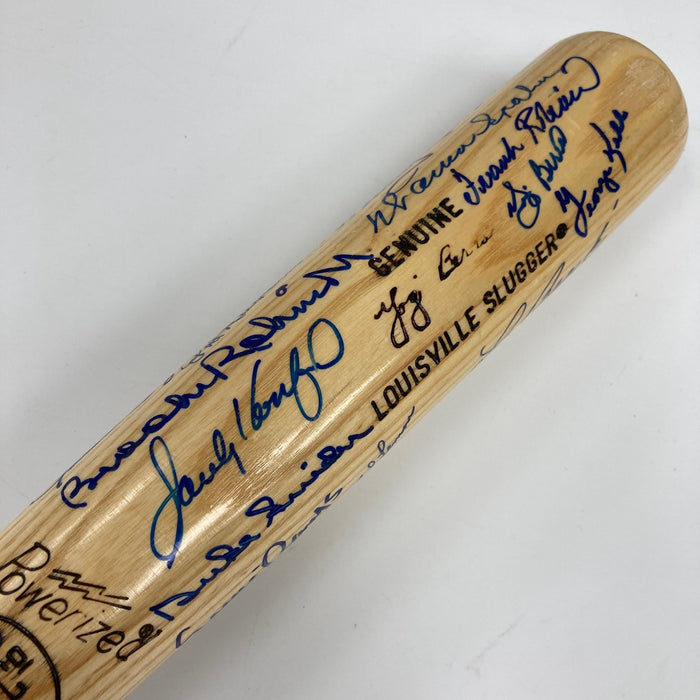 Beautiful Hall Of Fame Multi Signed Baseball Bat 39 Sigs Sandy Koufax JSA COA
