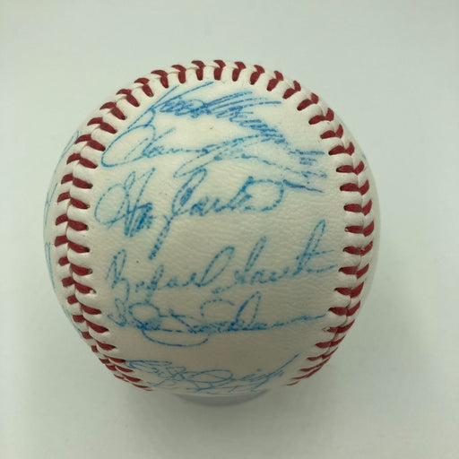 Vintage 1986 New York Mets World Series Champs Team Signed Baseball JSA COA