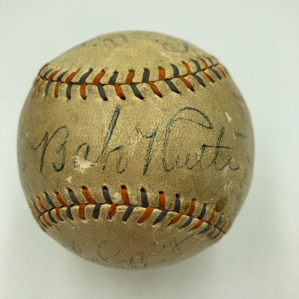 Babe Ruth & Lou Gehrig 1933 New York Yankees Team Signed Baseball JSA COA