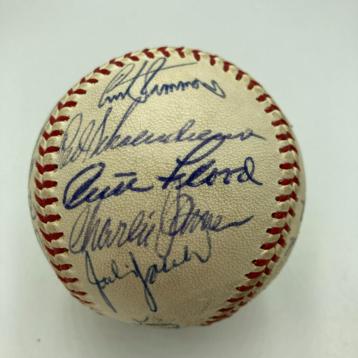 1964 St. Louis Cardinals World Series Champs Team Signed Baseball JSA COA