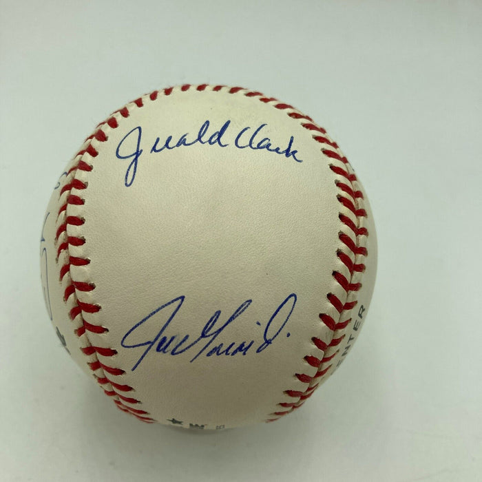1993 Colorado Rockies Inaugural Season Opening Day Lineup Signed Baseball JSA