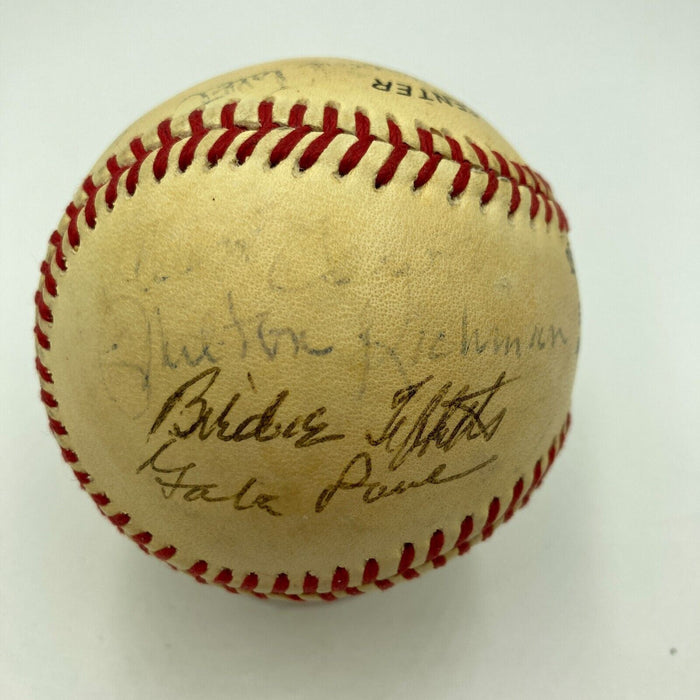 1986 Baseball Hall Of Fame Veterans Committee Signed Baseball With Ted Williams