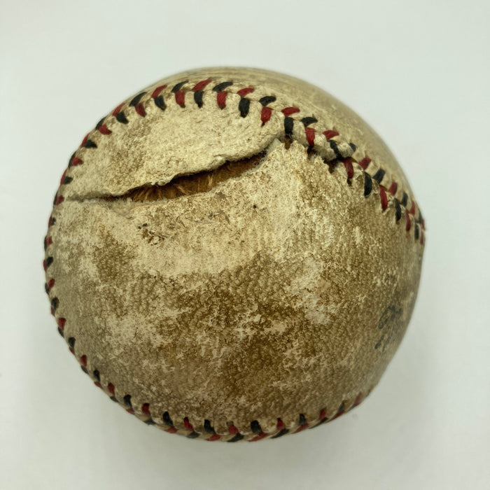 Jesse Haines 1930's Cardinals Signed Official National League Baseball JSA COA