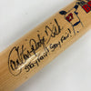 Carlton Fisk "Stay Fair! Stay Fair!" Signed Cooperstown Baseball Bat JSA COA