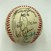 Beautiful Hank Aaron Ernie Banks Hall Of Fame Multi Signed Baseball