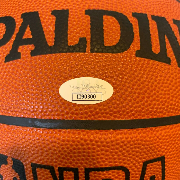 Rare John Havlicek Signed Spalding NBA Official Game Basketball With JSA COA