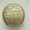 Jackie Robinson 1954 Brooklyn Dodgers Team Signed Baseball PSA DNA