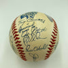 1999 Yankees Team Signed World Series Baseball Derek Jeter Mariano Rivera JSA