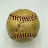 1934 Detroit Tigers AL Champs Team Signed Baseball Hank Greenberg JSA COA