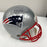 Tom Brady Super Bowl MVP Signed Inscribed New England Patriots Helmet JSA COA
