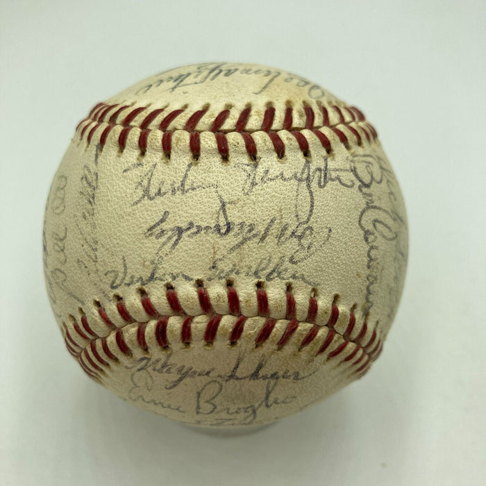 Ernie Banks 1964 Chicago Cubs Team Signed National League Baseball