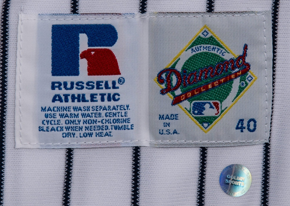 1998 New York Yankees Team Signed World Series Jersey Derek Jeter PSA DNA COA