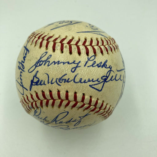 Beautiful 1963 All Star Game Signed Baseball Nellie Fox Carl Yastrzemski JSA COA