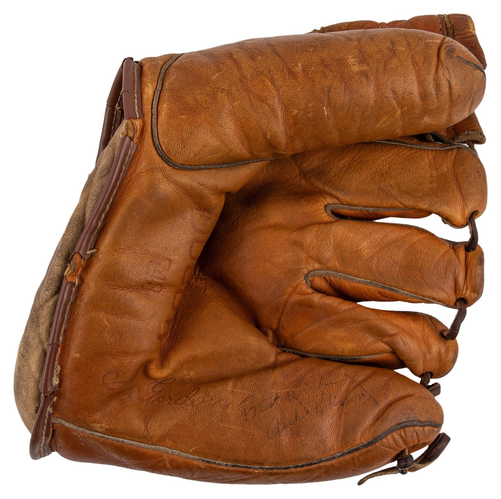 Jackie Robinson Single Signed 1940's Baseball Glove PSA DNA COA RARE