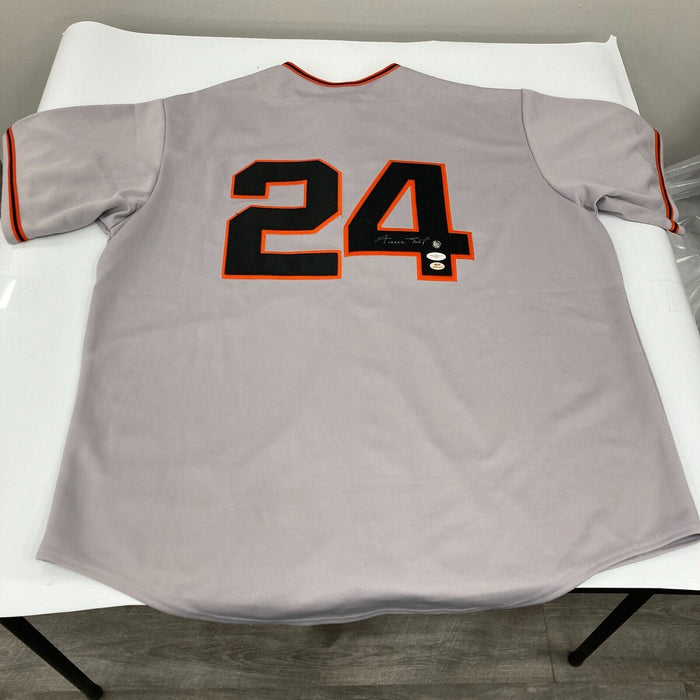 Willie Mays Signed Authentic Majestic San Francisco Giants Jersey JSA