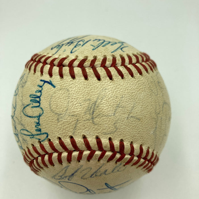 1971 Pittsburgh Pirates World Series Champs Signed Baseball Roberto Clemente PSA