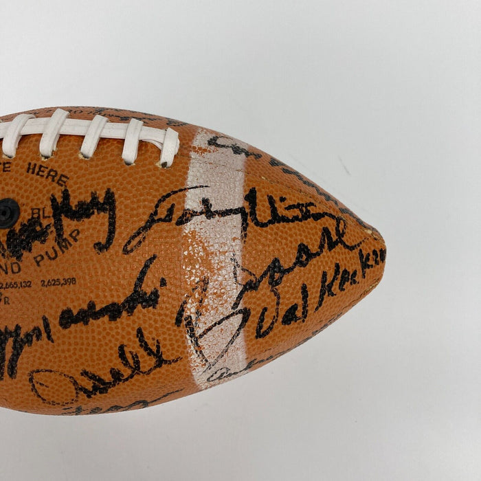 Johnny Unitas 1962 Baltimore Colts Team Signed Football JSA COA