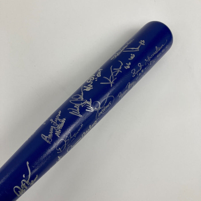 1986 New York Mets World Series Champs Team Signed Bat With Inscriptions Steiner