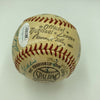 Beautiful 1958 Cubs Team Signed National League Baseball Ernie Banks JSA COA