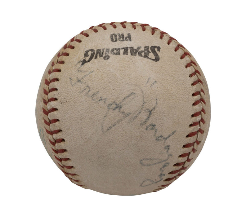 Gil Hodges Rube Marquard Brooklyn Dodgers Legends Signed Baseball Beckett COA