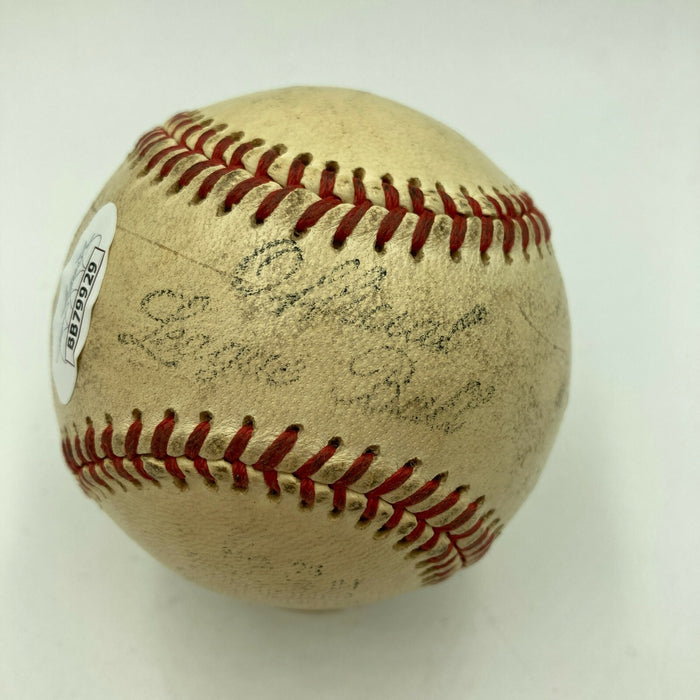 Magnificent Frankie Frisch Single Signed Baseball With JSA COA
