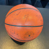 1996-97 Philadelphia 76ers Signed Game Used Basketball Allen Iverson Rookie JSA