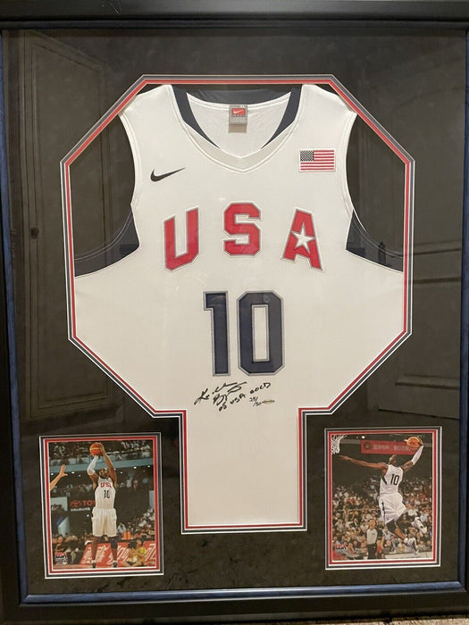 Kobe Bryant "2008 USA Gold" Signed Team USA Olympics Jersey UDA Upper Deck 25/50