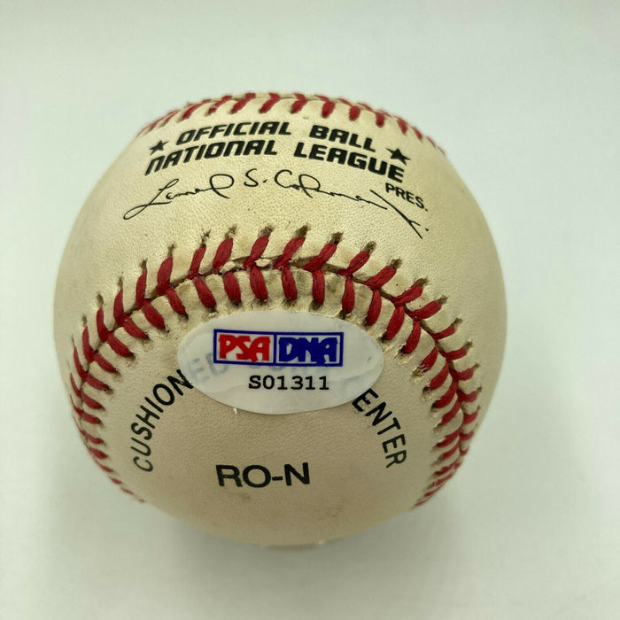 Hank Aaron "Home Run King 715" Signed Inscribed Baseball PSA DNA COA