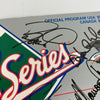 1990 Cincinnati Reds World Series Champs Team Signed W.S. Program JSA COA
