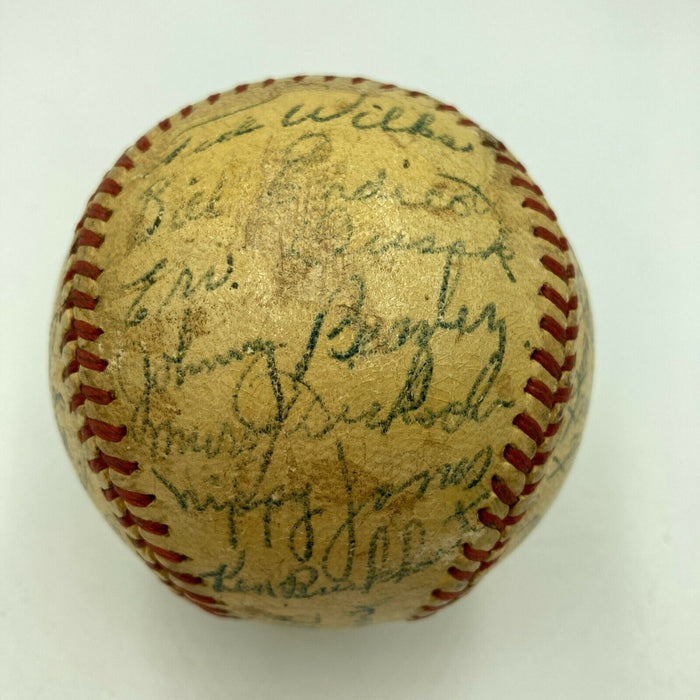 1946 St Louis Cardinals World Series Champs Team Signed Baseball JSA COA