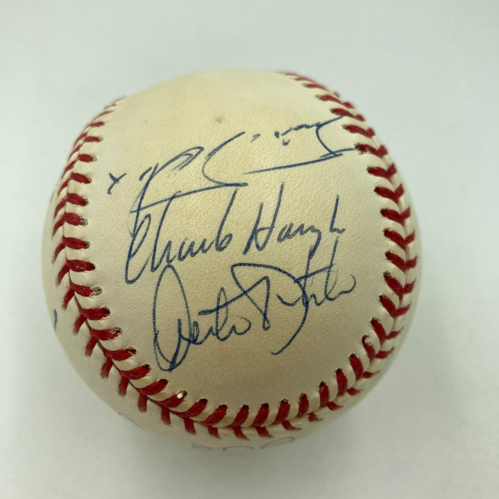 1993 Florida Marlins Inaugural First Season Team Signed Baseball Beckett COA