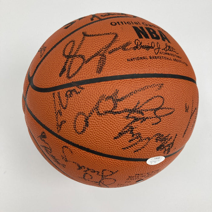 Kobe Bryant Shaq Tim Duncan 2004 All Star Game Team Signed Basketball JSA COA