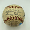 1953 World Series Signed Game Used Baseball Yankees VS. Dodgers MEARS COA