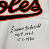 Frank Robinson MVP Triple Crown 1966 Signed Baltimore Orioles Jersey PSA DNA COA