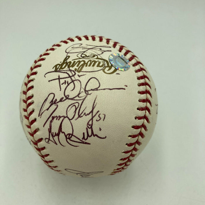 2003 Florida Marlins World Series Champs Team Signed W.S. Baseball MLB Hologram