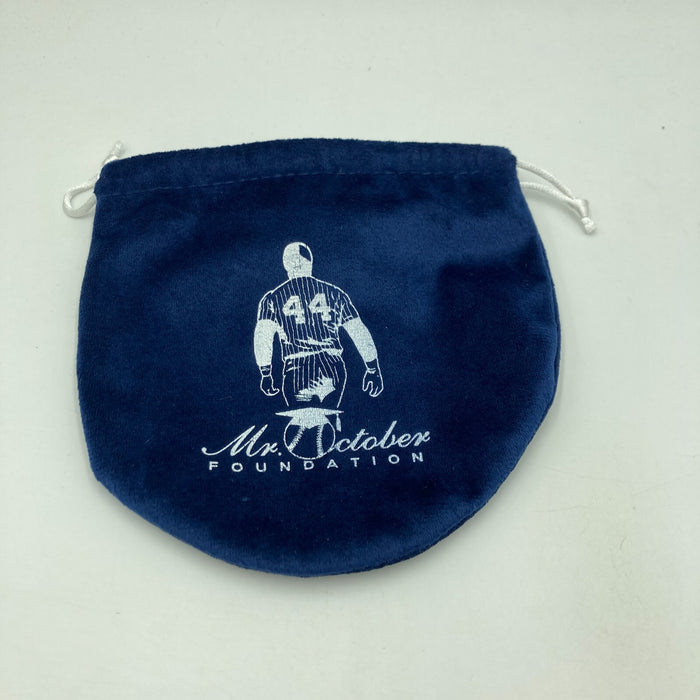 Joe Montana Signed Heavily Inscribed Career STAT Baseball Reggie Jackson COA