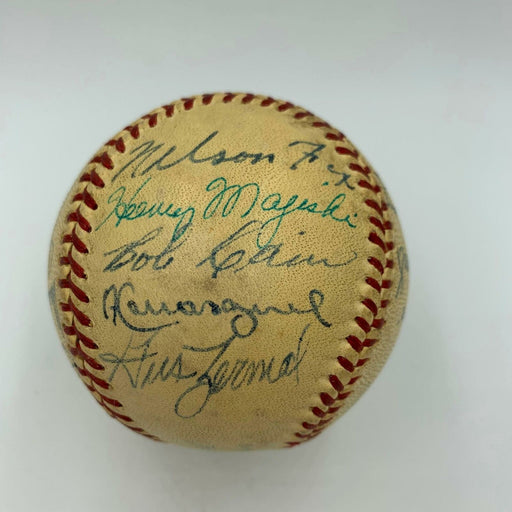 1950 Chicago White Sox Team Signed American League Baseball With Nellie Fox