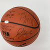 1998-99 San Antonio Spurs NBA Champs Team Signed Basketball Tim Duncan JSA COA