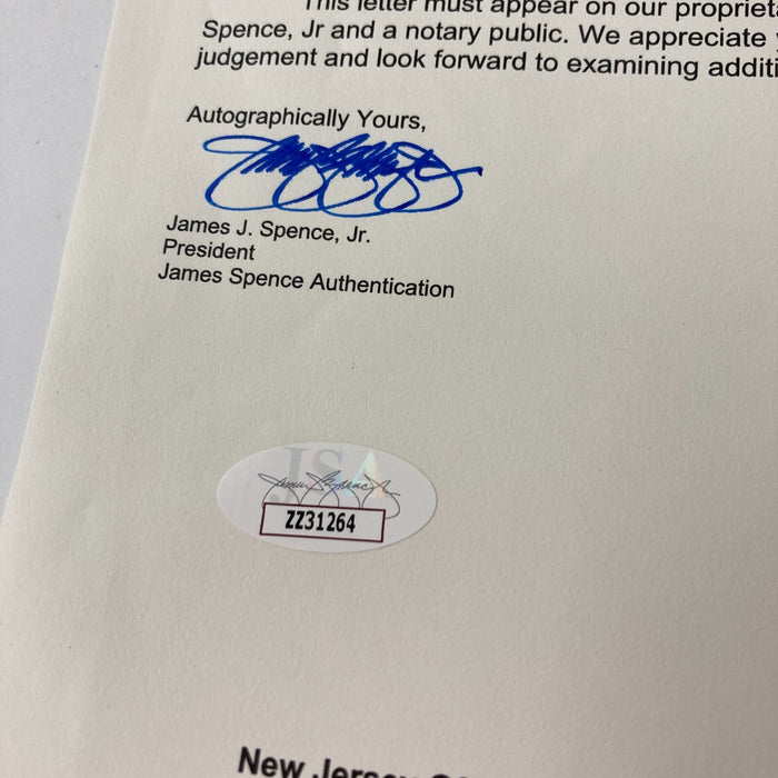 President John F. Kennedy Single Signed Baseball JFK First Pitch 1962 JSA