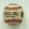 Travis Jackson Carl Hubbell Bill Terry New York Giants HOF Signed Baseball JSA
